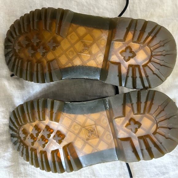 Dr. Martens Luan Sparkle Black Combat Boots size 6 - Picture 3 of 9